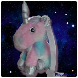 Unicorn plushie purse